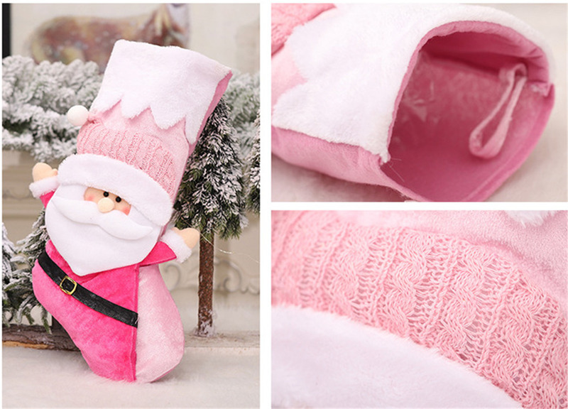 pink christmas stockings xmas decoration for kids