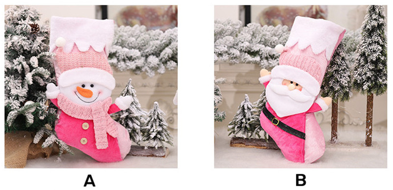 pink christmas stockings xmas decoration for kids