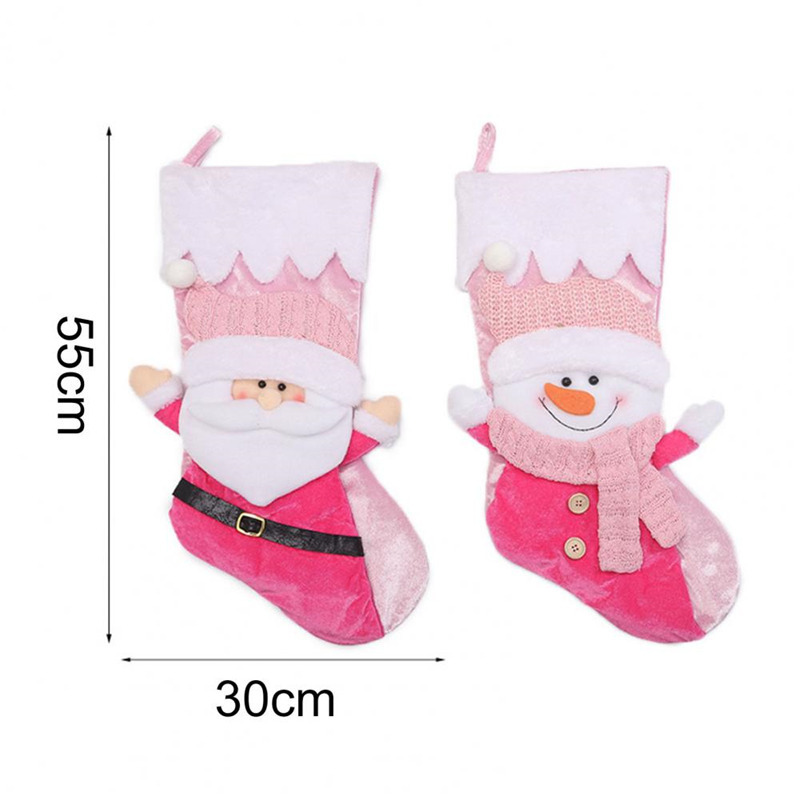 pink christmas stockings xmas decoration for kids