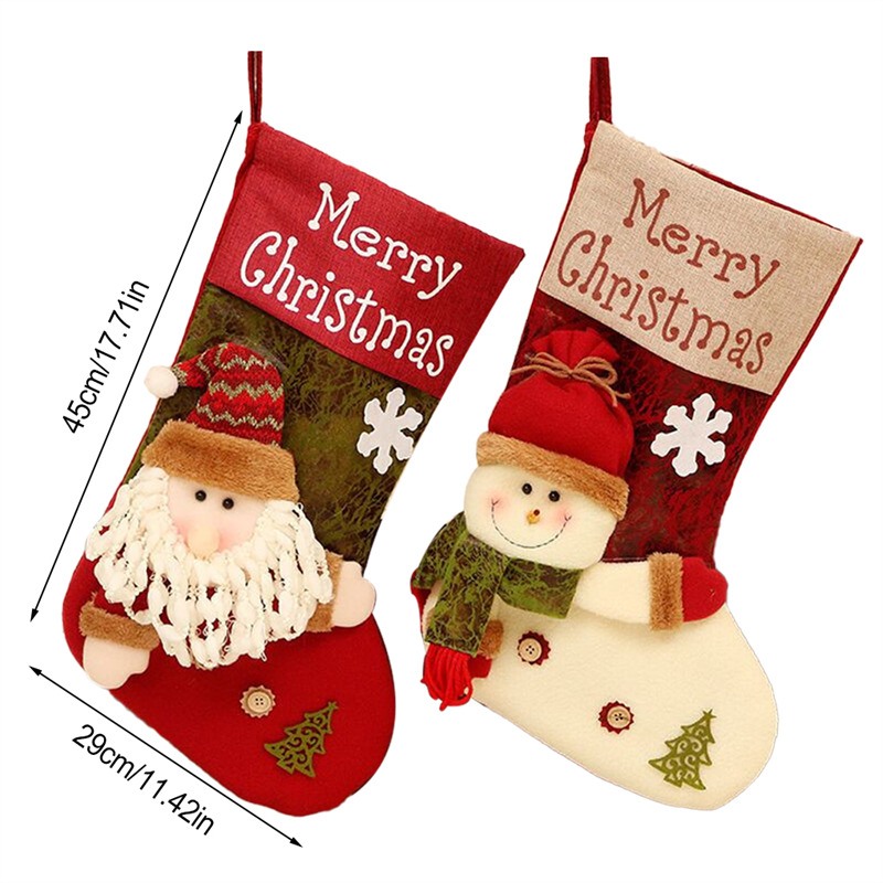 classic large christmas stockings xmas decoration