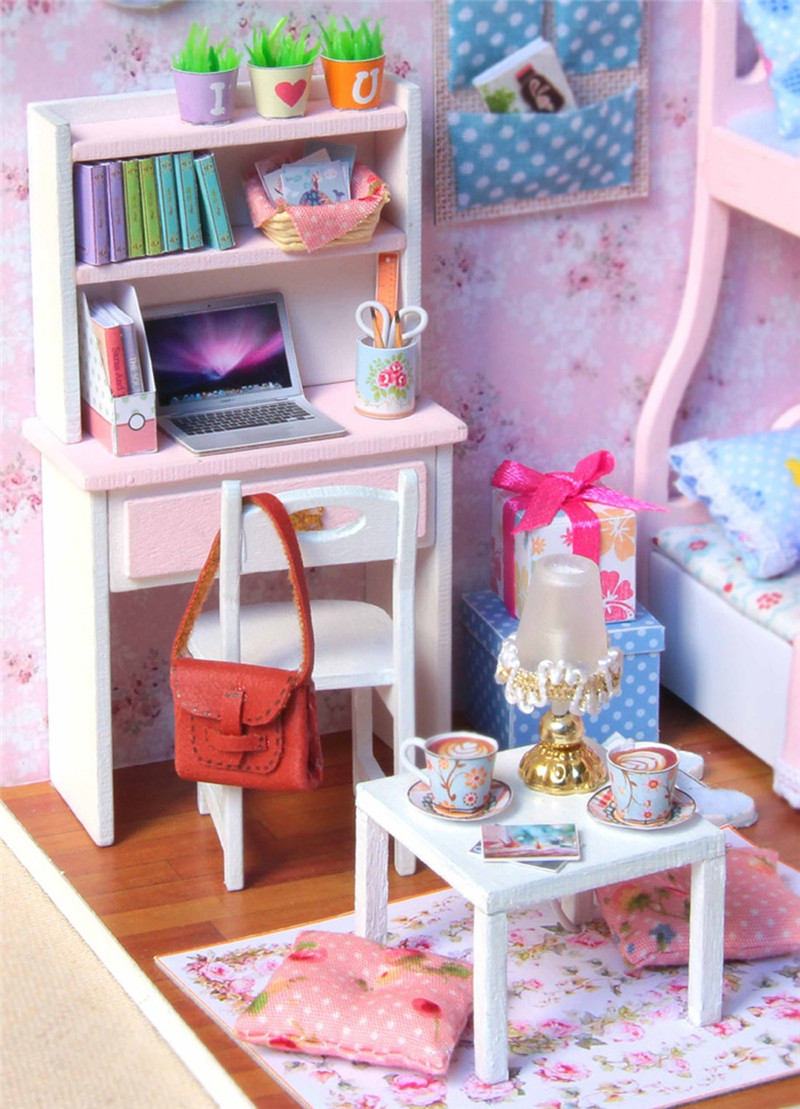 A DIY Wooden Doll House Furniture Handcraft Miniature Box Kit - Blossom Age