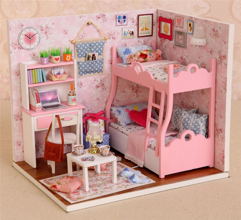 A DIY Wooden Doll House Furniture Handcraft Miniature Box Kit - Blossom Age