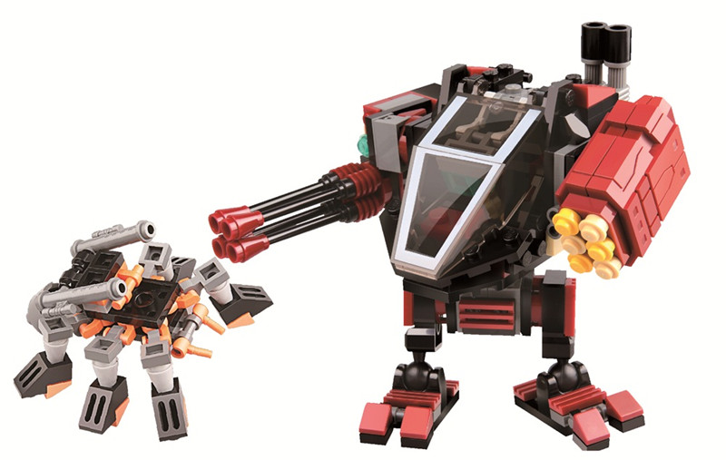  GUDI Building Bricks Robot Earth Border Blocks Toy