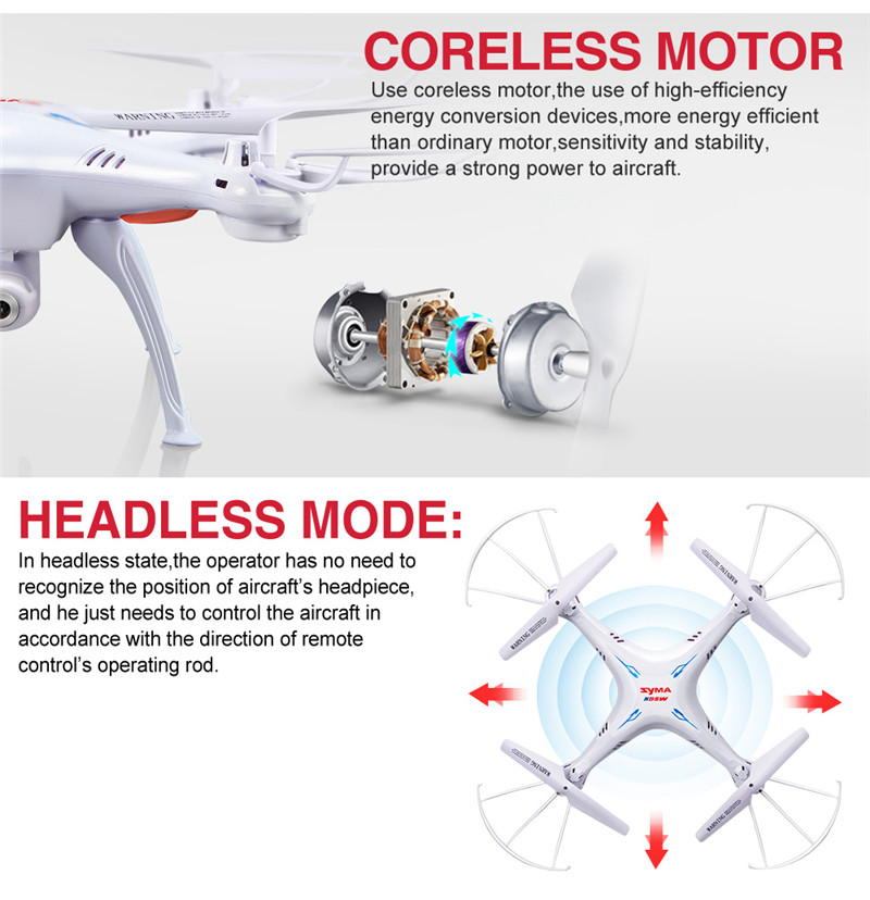 SYMA X5SW RC Drone WiFi Camera Quadcopter S9M WiFi FPV Foldable RC Quadcopter Drone