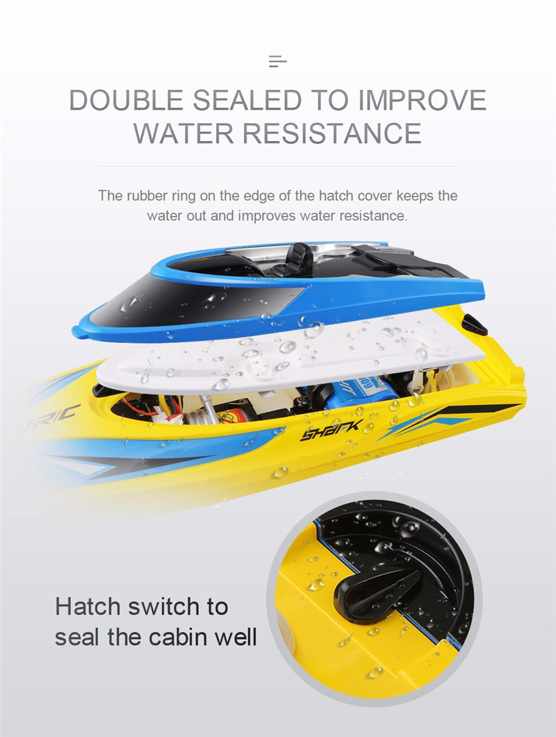 JJRC S1 Waterproof High Speed RC Boat