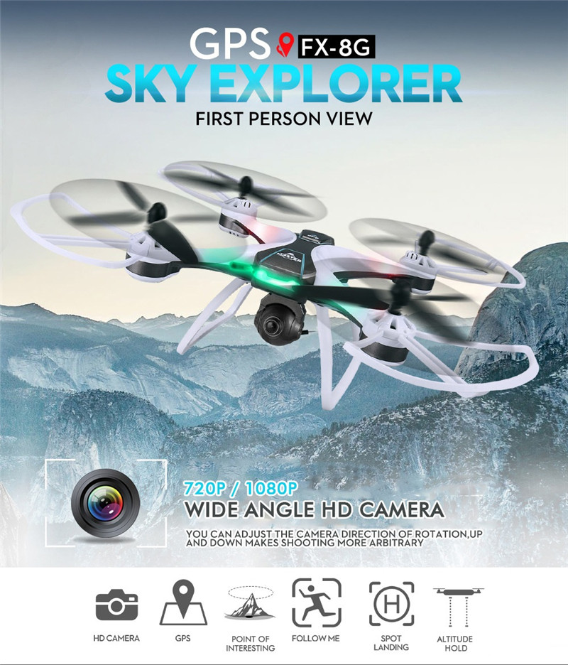 FX - 8G 1080P GPS FPV RC Drone FX - 8G 1080P GPS FPV RC Drone