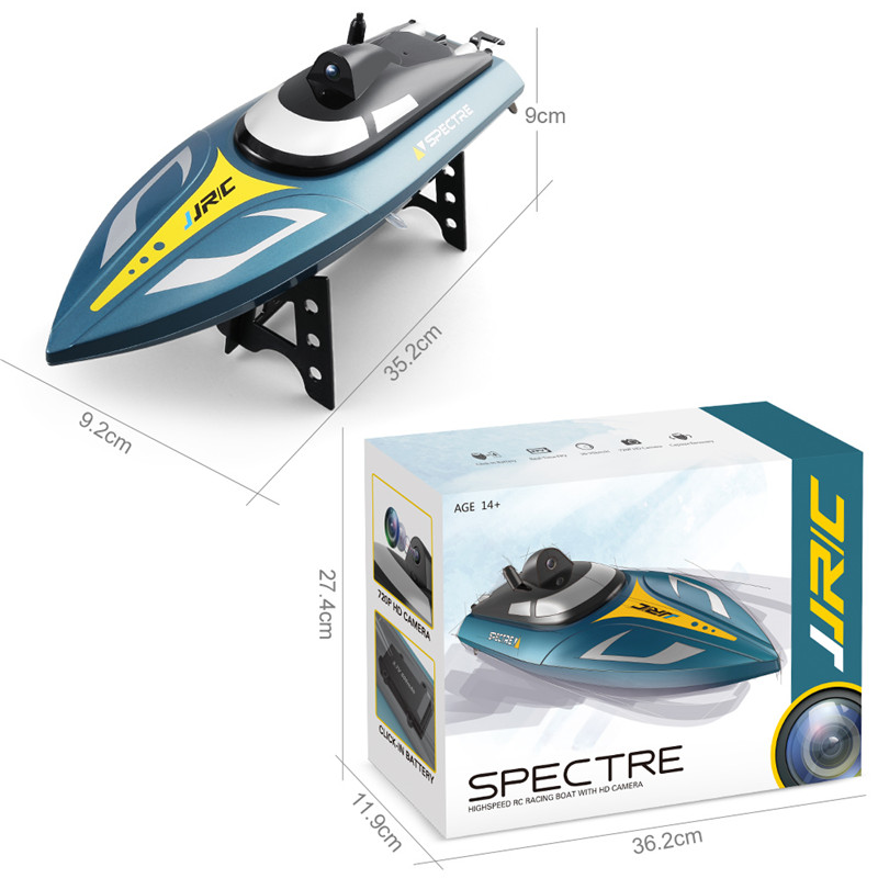 JJRC S4 Spectre Waterproof WiFi FPV RC Boat Support VR 720P HD Camera