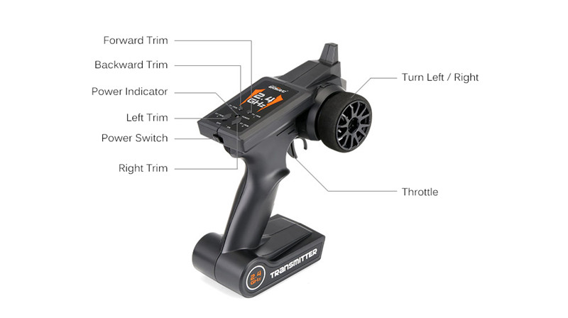 UDI 001 2.4G RC Boat Auto Rectifying Deviation Direction