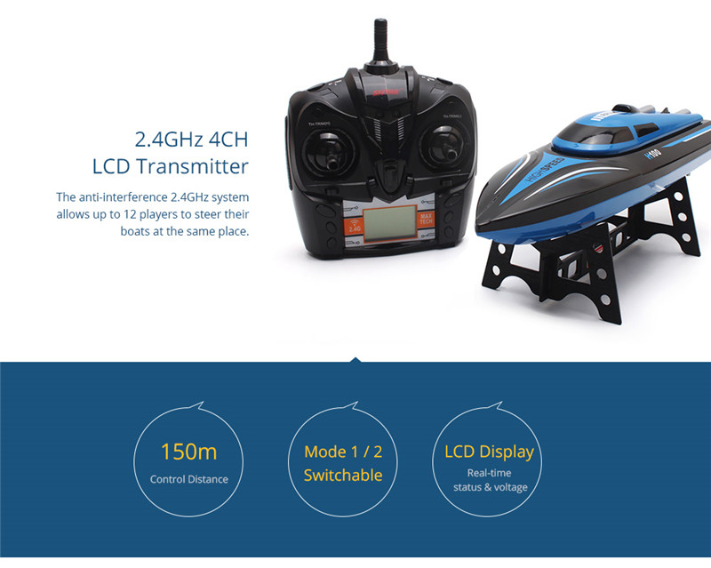 Skytech H100 2.4GHz 4-channel High Speed RC Boat Skytech H100 2.4GHz 4-channel High Speed RC Boat