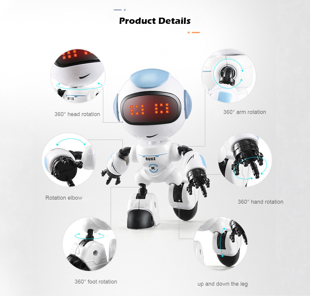 JJRC R8 Touch LED Eyes RC Robot Toy