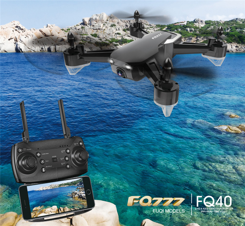 FQ777 FQ40 WiFi FPV Altitude Hold Headless RC Drone FQ777 FQ40 WiFi FPV Altitude Hold Headless RC Drone