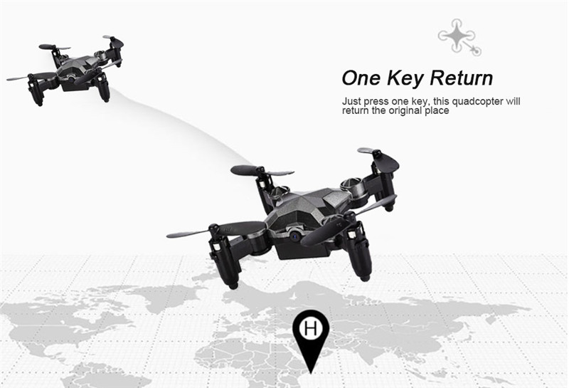 Watch Control Mini Foldable WiFi FPV RC Drone