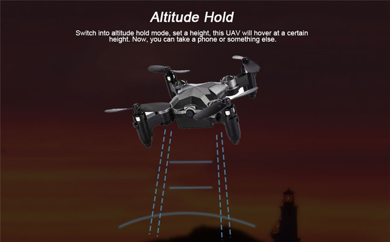 Watch Control Mini Foldable WiFi FPV RC Drone