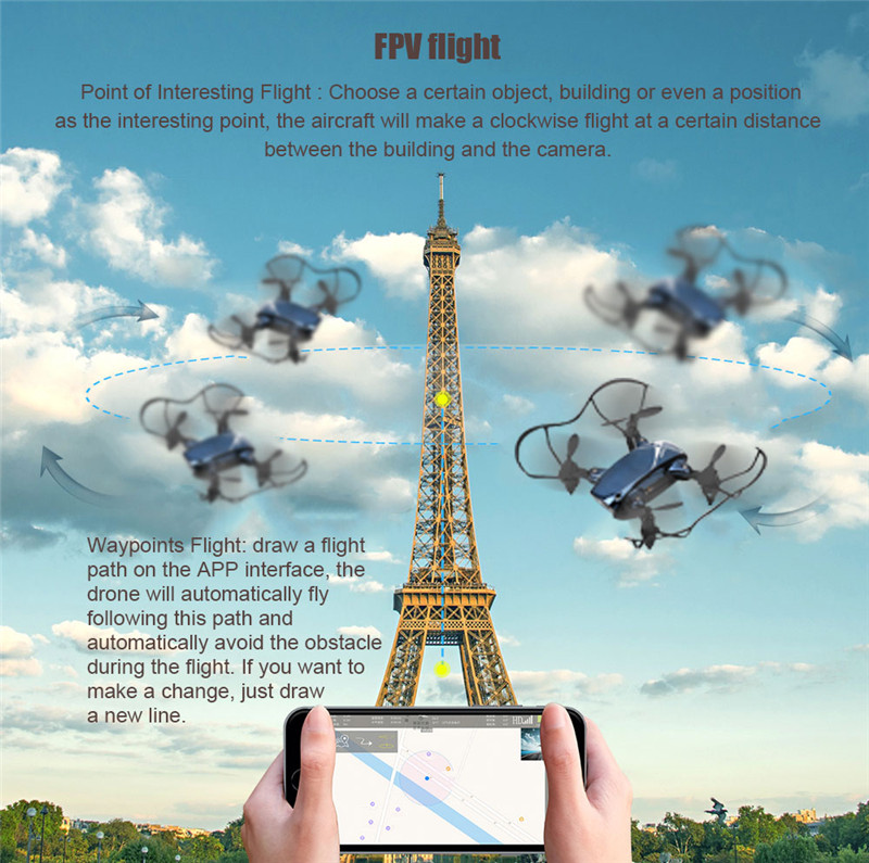 S9M WiFi FPV Foldable RC Quadcopter Drone S9M WiFi FPV Foldable RC Quadcopter Drone