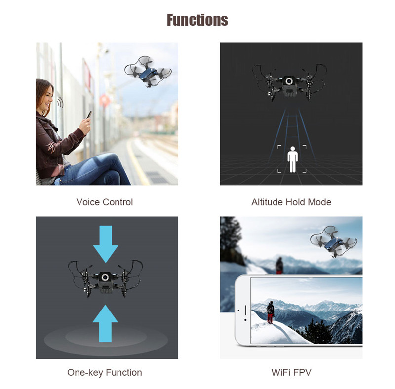 S9M WiFi FPV Foldable RC Quadcopter Drone S9M WiFi FPV Foldable RC Quadcopter Drone
