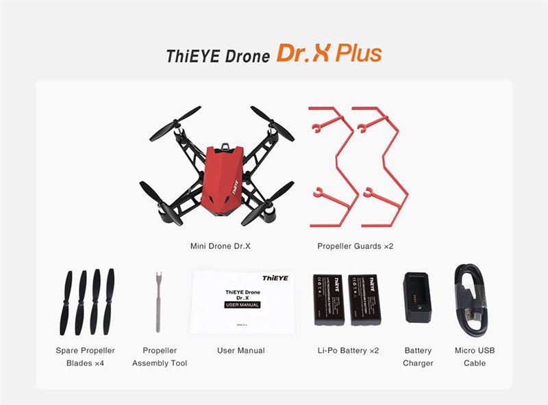 ThiEYE Dr.X WiFi FPV 1080P Camera RC Drone