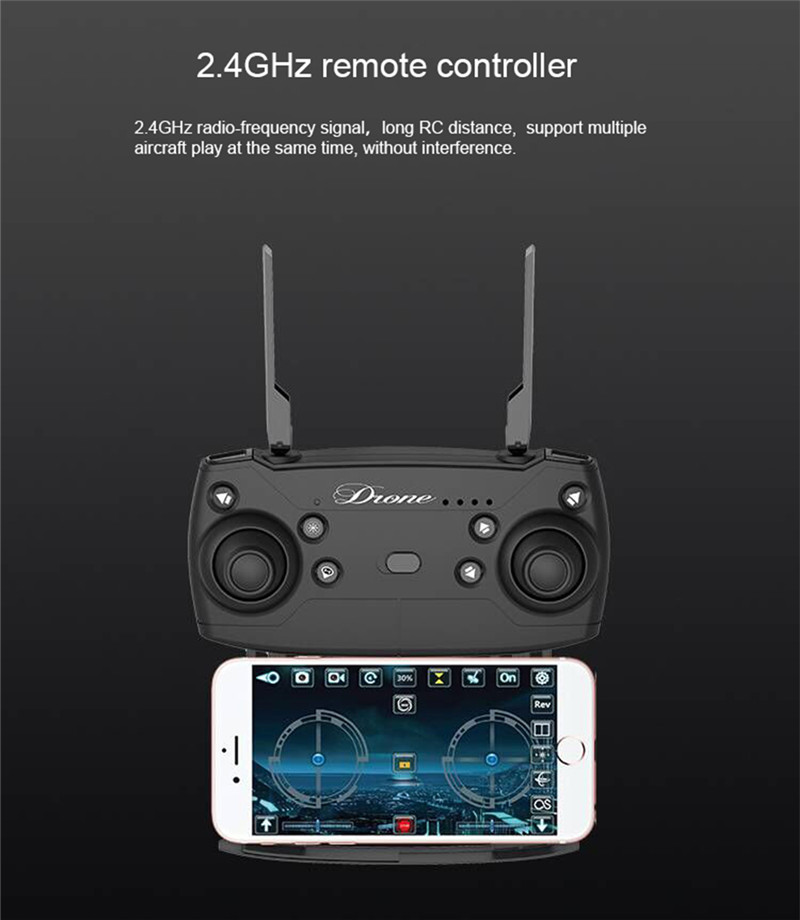 LD - 250 Foldable 2MP 720P WiFi FPV RC Drone Quadcopter