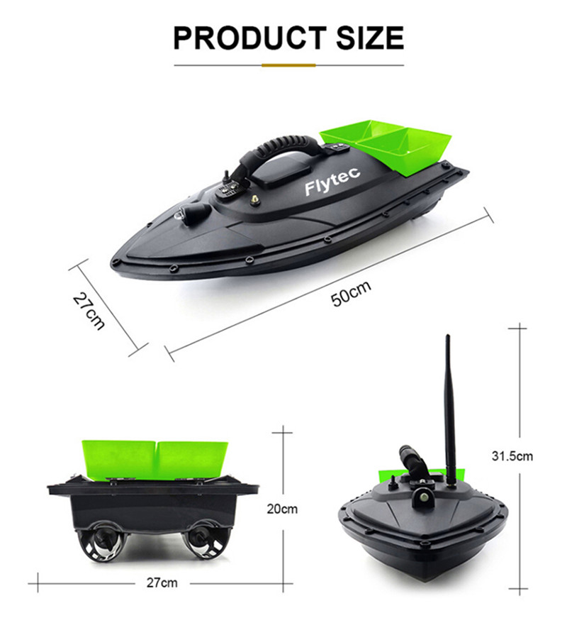 Flytec HQ2011 - 5 Fishing Tool Smart RC Bait Boat Toy