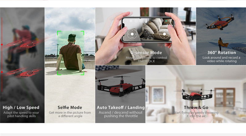 ThiEYE Dr.X WiFi FPV 1080P Camera RC Drone ThiEYE Dr.X WiFi FPV 1080P Camera RC Drone