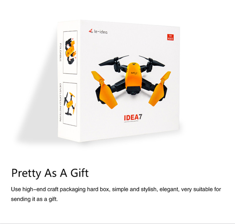 LE IDEA 720P Foldable GPS Altitude Hold RC Drone