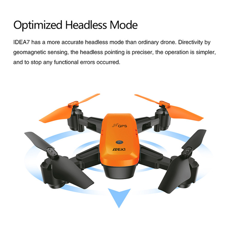 LE IDEA 720P Foldable GPS Altitude Hold RC Drone LE IDEA 720P Foldable GPS Altitude Hold RC Drone
