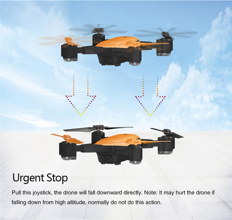 LE IDEA 720P Foldable GPS Altitude Hold RC Drone