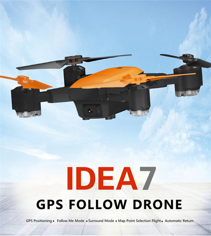 LE IDEA 720P Foldable GPS Altitude Hold RC Drone