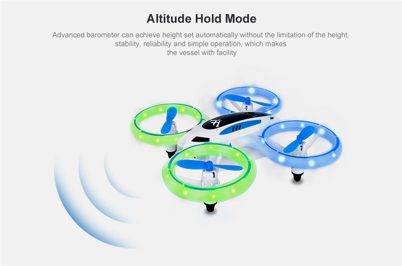 Illuminated Mini RC Drone Altitude Hold HD Camera