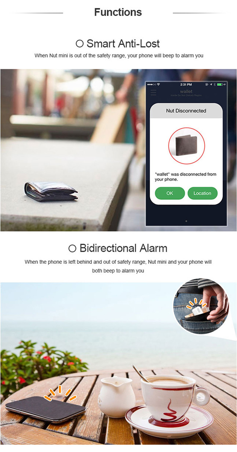 Nut mini Smart Bluetooth Tracker Tags Key Finder GPS Locator Nut mini Smart Bluetooth Tracker Tags Key Finder GPS Locator