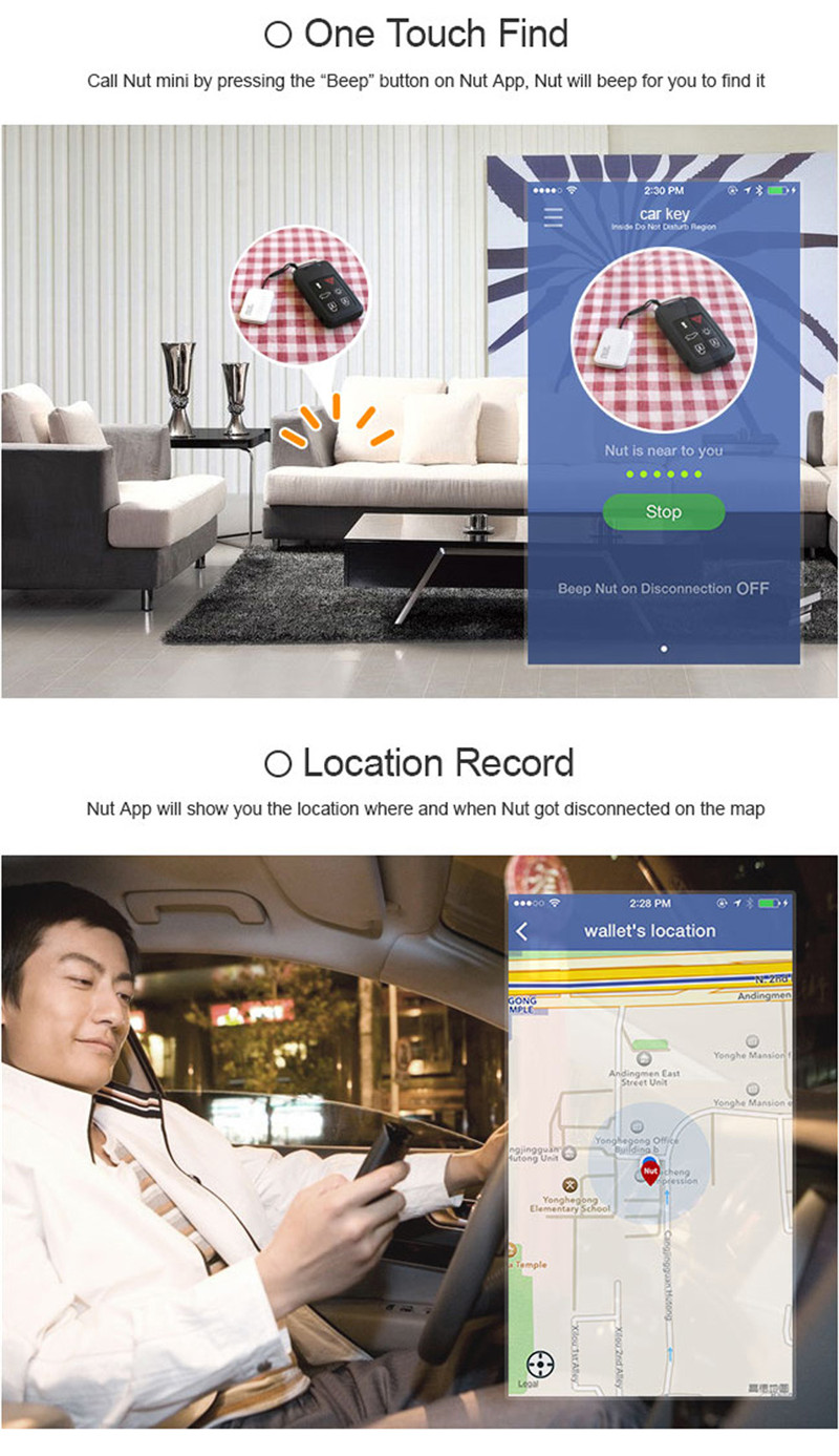 Nut mini Smart Bluetooth Tracker Tags Key Finder GPS Locator Nut mini Smart Bluetooth Tracker Tags Key Finder GPS Locator