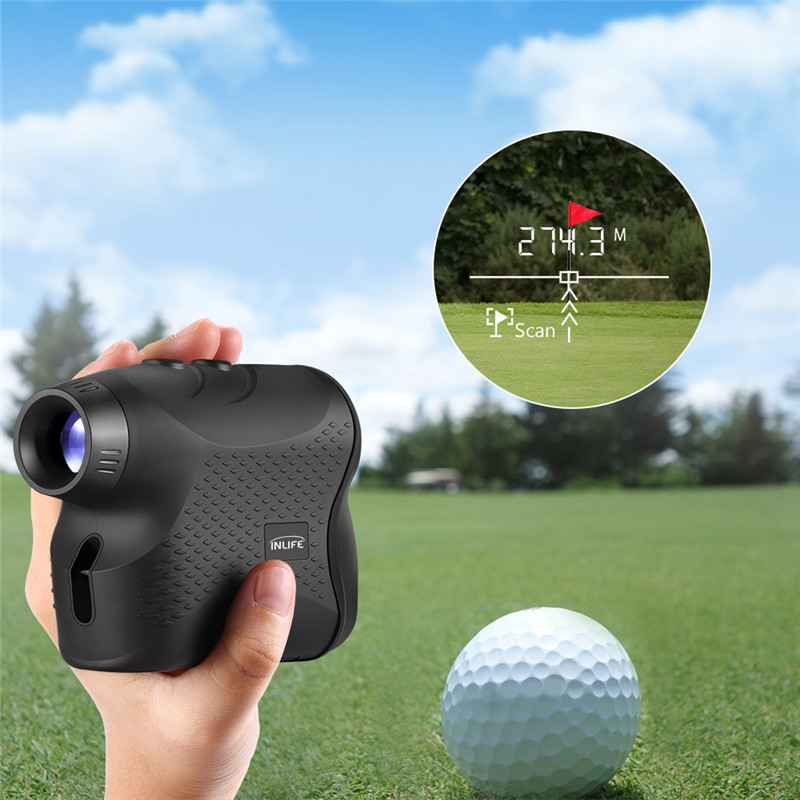 Inlife 5 - 600P Laser Rangefinder 6X Monocular Golf Range Finder