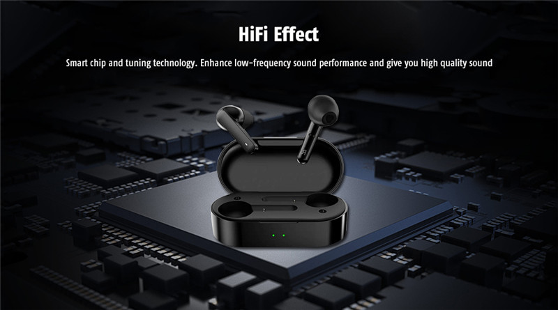 QCY T3 Touch Control Noise Canceling HiFi Bluetooth 5.0 Wireless Earphone