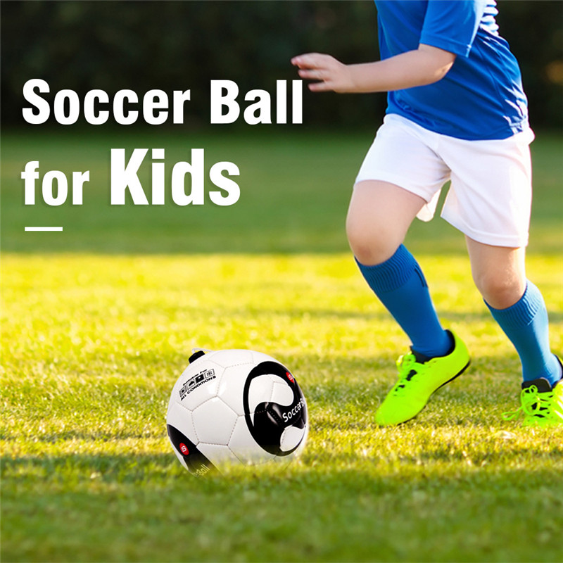 SUPER-K 6-inch PVC Soccer Ball with Training Rope for Toddlers Kids SUPER-K 6-inch PVC Soccer Ball with Training Rope for Toddlers Kids