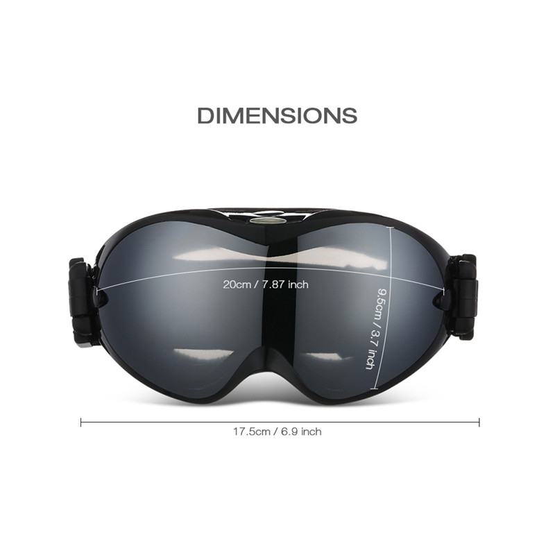 Ski Goggles Eyewear 2-layer Lens Safety Glasses