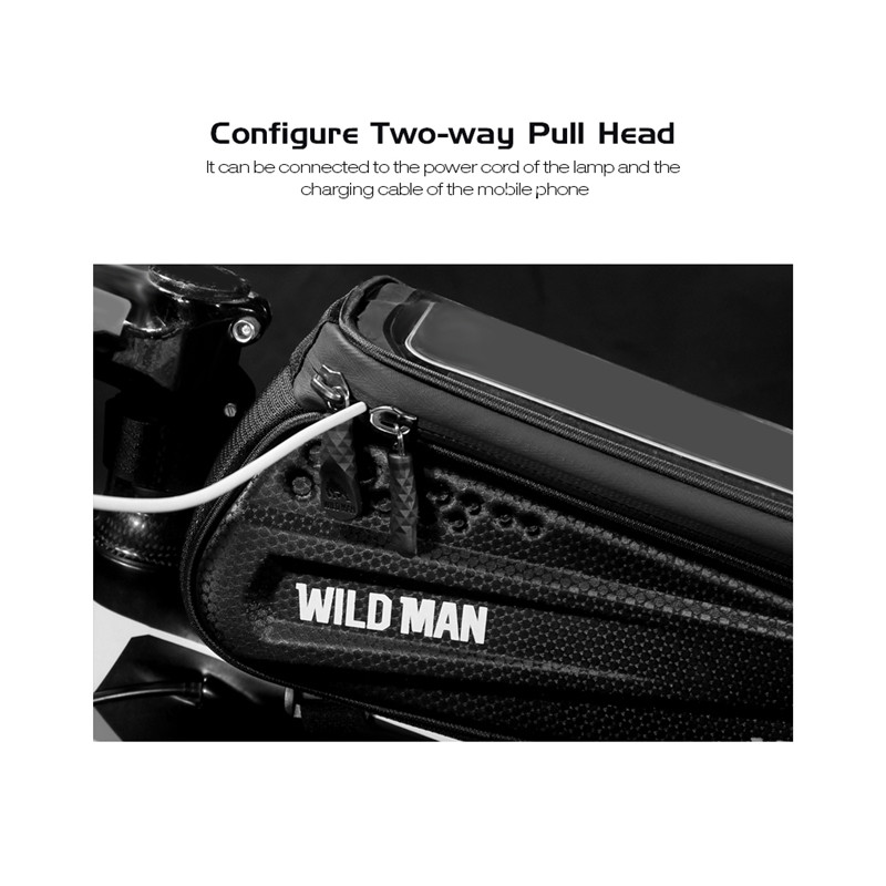 WILD MAN ES3 Electric Scooters Bicycles Touch Screen Front Bag WILD MAN ES3 Electric Scooters Bicycles Touch Screen Front Bag