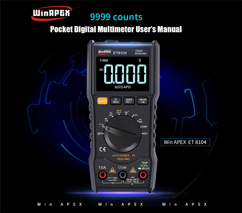 WinAPEX ET8104 Digital Multimeter