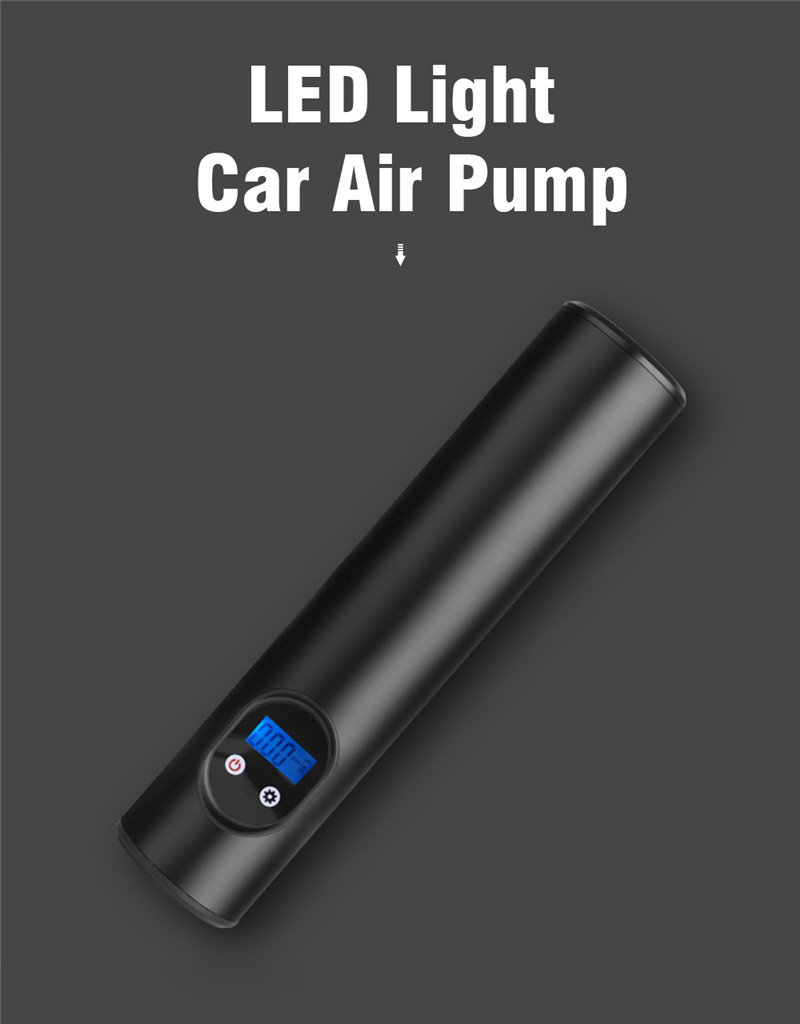 LED Light Home Car Air Pump