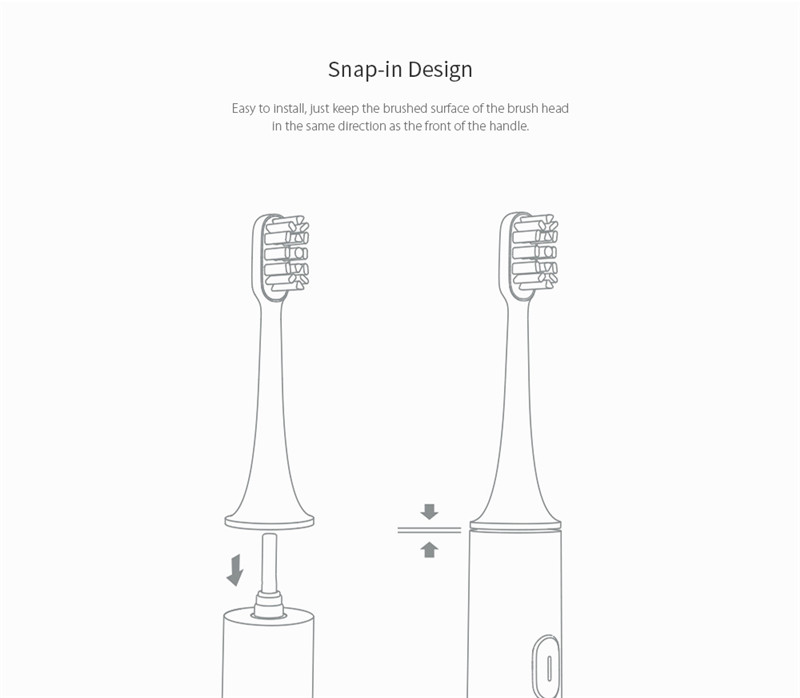 Xiaomi Mijia Sonic Electric Toothbrush T500 T300 Head