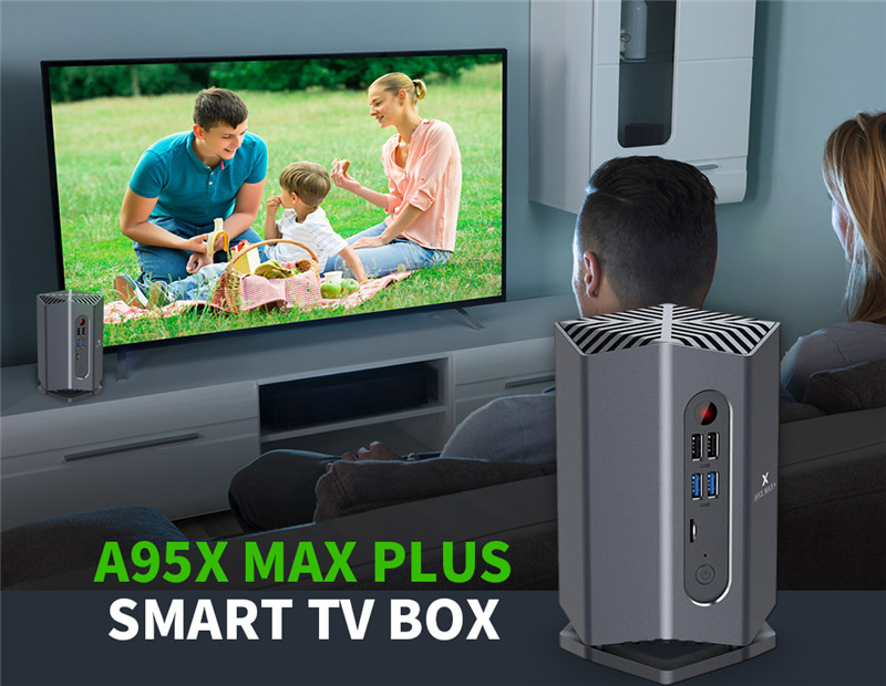 A95X Max Plus Smart TV Box 4K 75fps 