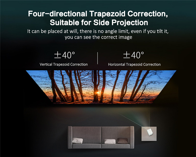 WANBO T2 max LCD projector LED 1080P portable mini home theater WANBO T2 max LCD projector LED 1080P portable mini home theater
