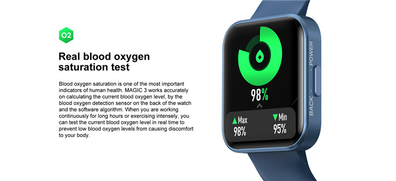 Kospet Magic 3 Smartwatch Blood Oxygen Monitor