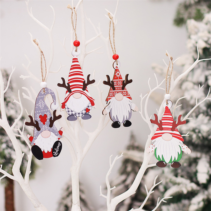 santa claus xmas pendants christmas tree hanging ornament