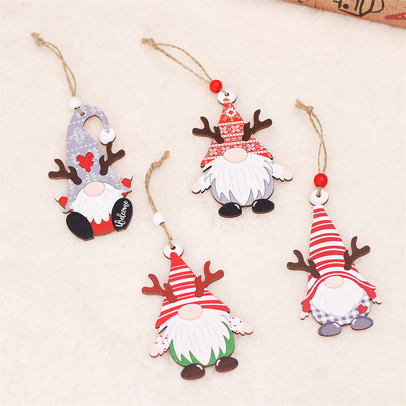 santa claus xmas pendants christmas tree hanging ornament