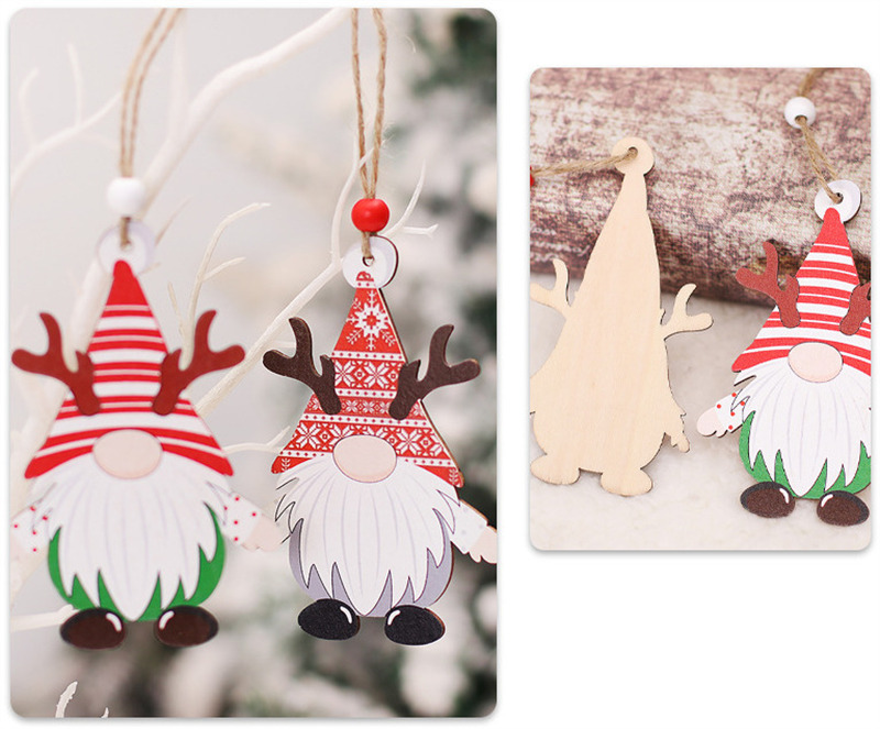 santa claus xmas pendants christmas tree hanging ornament