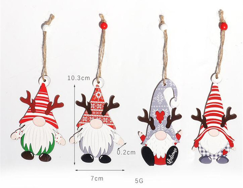 santa claus xmas pendants christmas tree hanging ornament