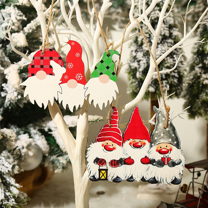 gnomes xmas pendants christmas hanging ornaments
