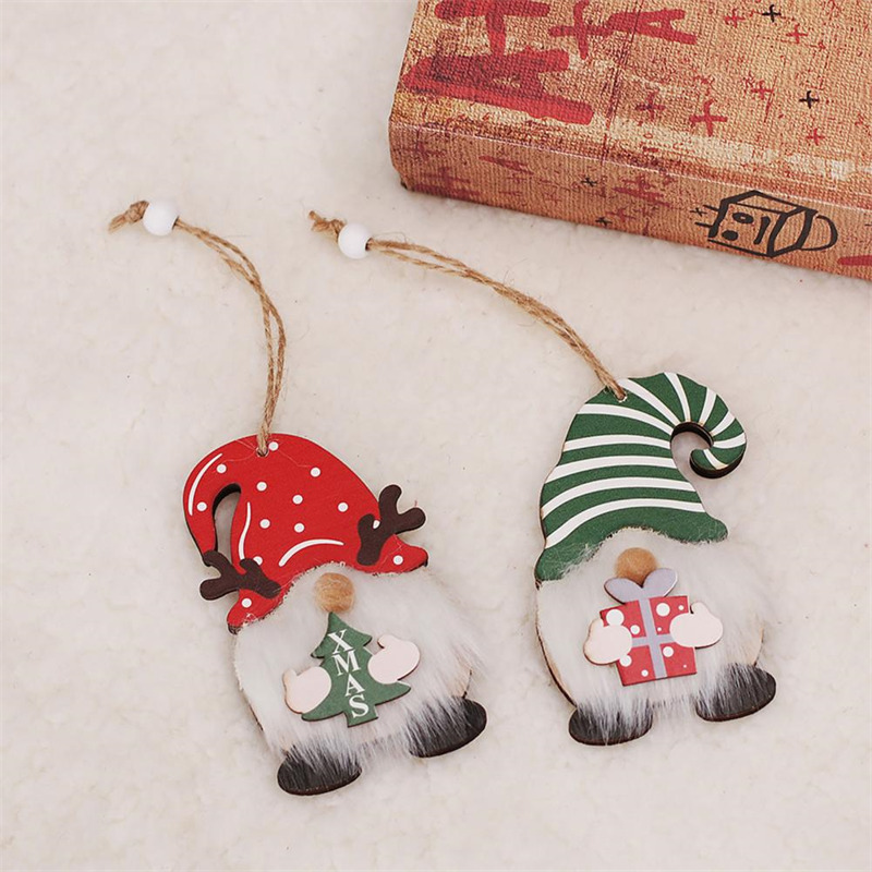 plush beard xmas pendants christmas hanging decoration