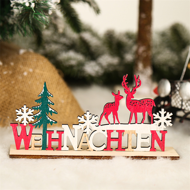 xmas ornaments handmade wooden christmas decoration