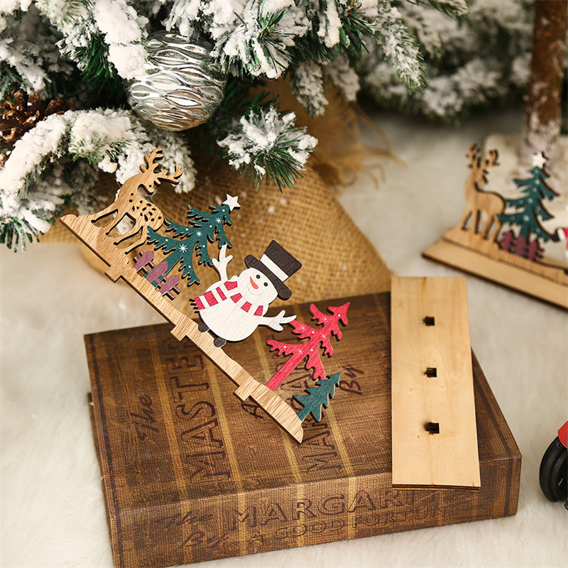 xmas ornaments handmade wooden christmas decoration