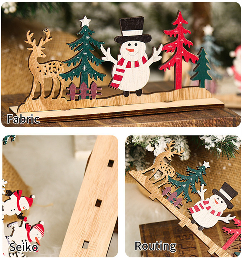 xmas ornaments handmade wooden christmas decoration